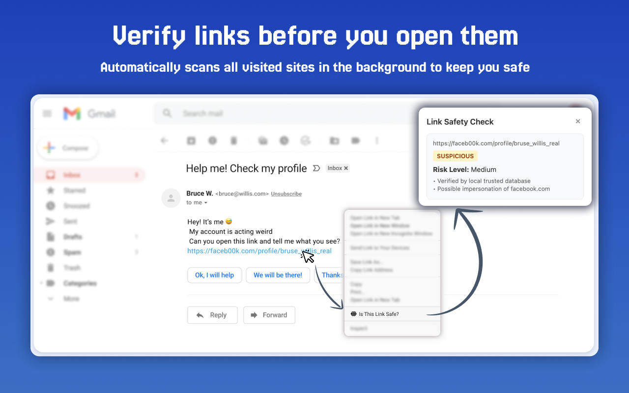 Link Checker Extension Interface